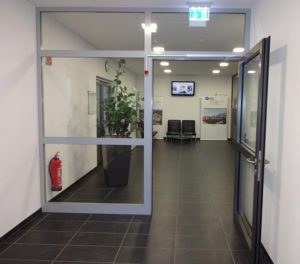 Противопожарная дверь с фрамугой / серия FRM7343